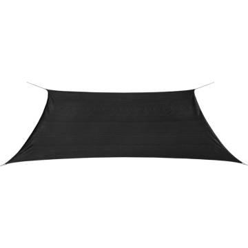 Sunshade Sail HDPE Rectangular 2x4m Anthracite - HipoMarket