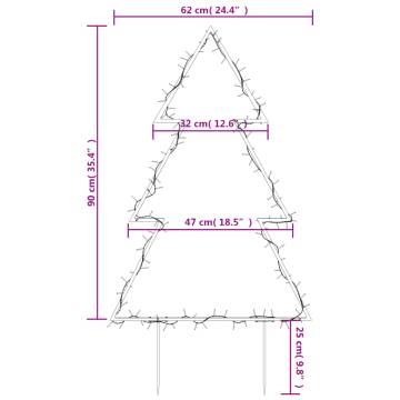 Christmas Light Decoration Tree 115 LEDs - Perfect for 2023