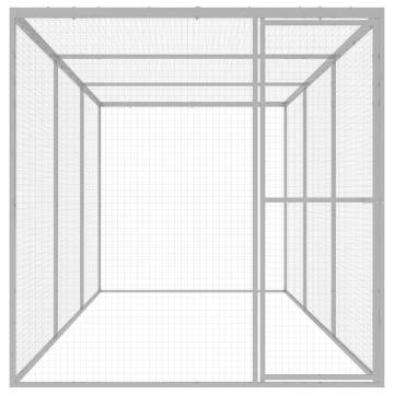 Durable Cat Cage 4.5x1.5m - Galvanised Steel for Secure Outdoor Use