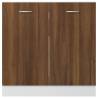 Sink Bottom Cabinet Brown Oak - 80x46x81.5 cm | Hipomarket