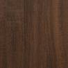 Brown Oak Wardrobe - Engineered Wood Storage Solution | HipoMarket