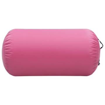 Inflatable Gymnastic Roll with Pump 120x90 cm - Pink