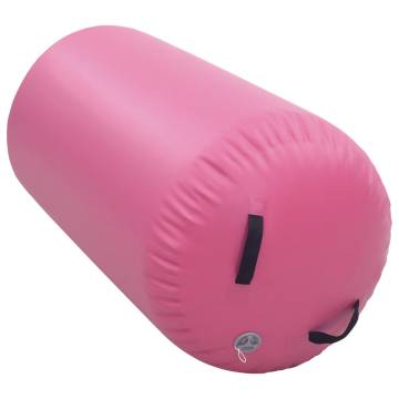 Inflatable Gymnastic Roll with Pump 120x90 cm - Pink