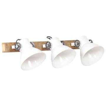 Industrial Wall Lamp White 65x25 cm E27 | Hipomarket