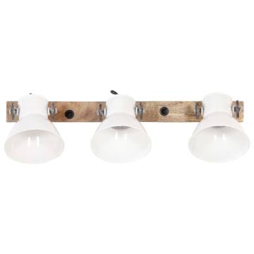 Industrial Wall Lamp White 65x25 cm E27 | Hipomarket