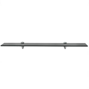 Floating Glass Shelves (2 pcs) - 70x20 cm, Stylish & Functional