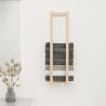 Towel Rack 23x18x90 cm - Solid Wood Pine | HipoMarket