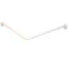 RIDDER Universal Corner Shower Curtain Rod - White 25 mm