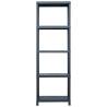 Storage Shelf Racks 2 pcs Black - Durable & Versatile