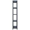 Storage Shelf Racks 2 pcs Black - Durable & Versatile