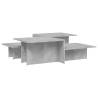 Stylish Concrete Grey Coffee Tables - Set of 2 | HipoMarket