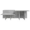 Stylish Concrete Grey Coffee Tables - Set of 2 | HipoMarket