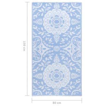 Outdoor Carpet Baby Blue 80x150 cm PP for Stylish Spaces