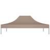 Party Tent Roof 4.5x3 m Taupe - Durable & UV Resistant