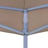 Party Tent Roof 4.5x3 m Taupe - Durable & UV Resistant