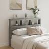 Headboard Cabinet with LED Grey Sonoma 140x17x102 cm Colour grey sonoma Size 140 x 17 x 102 cm Quantity in Package 1 