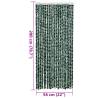 Fly Curtain Green and White 90x200 cm | Insect Prevention