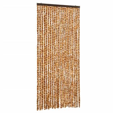 Fly Curtain Ochre and White 90x200 cm | Insect Protection