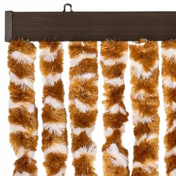 Fly Curtain Ochre and White 90x200 cm | Insect Protection