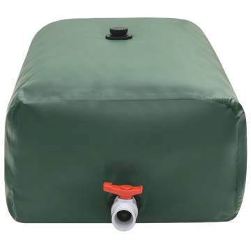 Foldable 500L PVC Water Tank with Tap | Hipomarket UK