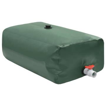 Foldable 1500L PVC Water Tank with Tap - Ideal for Gardens