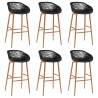 7 Piece Bar Set Black - Modern Design for Home & Bars