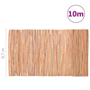 Bamboo Fence 1000x70 cm - Natural Garden Barrier