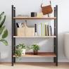 Wall Shelf 100x40 cm Solid Oak - Rustic Storage Solution