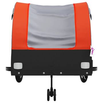 Bike Trailer Black & Orange | 45 kg Iron | Durable & Versatile