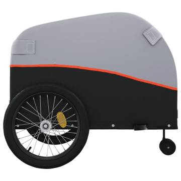 Bike Trailer Black & Orange | 45 kg Iron | Durable & Versatile