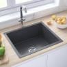 Handmade Kitchen Sink Black Stainless Steel Colour black Size 51 x 44 x 20 cm 