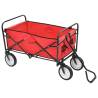 Folding Hand Trolley Steel Red | Durable & Versatile Transport