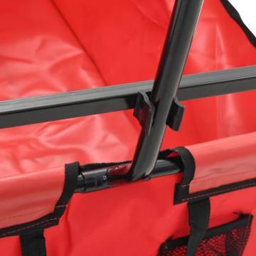 Folding Hand Trolley Steel Red | Durable & Versatile Transport