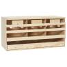 Chicken Laying Nest 3 Compartments 72x33x38 cm Solid Pine Wood Size 72 x 33 x 38 cm 