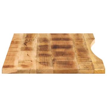 Solid Wood Desk Top with Curve - 120x60 cm | HipoMarket