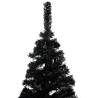 Artificial Black Pre-lit Christmas Tree with Ball Set - 240 cm