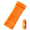 Self Inflating Camping Mattress with Pillow 1-Person Orange Colour orange Quantity in Package 1 Model 1-person 