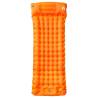 Self Inflating Camping Mattress with Pillow - 1 Person, Orange