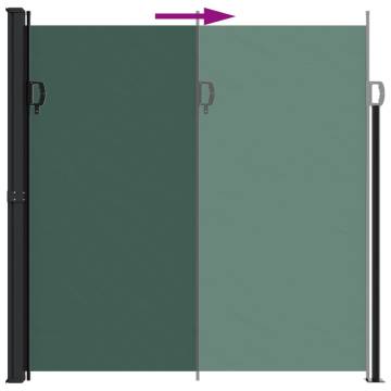 Retractable Side Awning Dark Green 200x300 cm | Hipomarket UK