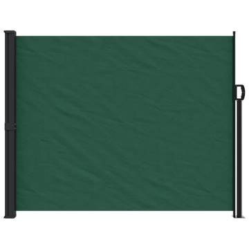 Retractable Side Awning Dark Green 160x500 cm | HipoMarket