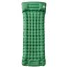 Self Inflating Camping Mattress with Pillow - 1-Person Green