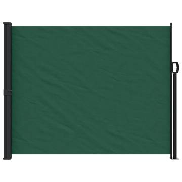 Retractable Side Awning Dark Green 160x600 cm | HipoMarket