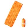 Self Inflating Camping Mattress with Pillow - 1 Person Orange