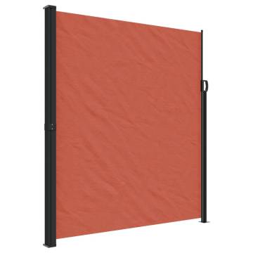 Retractable Side Awning Terracotta 220x300 cm - Privacy Screen