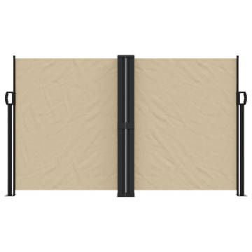 Retractable Side Awning Beige 140x600 cm | Hipomarket