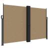 Retractable Side Awning Taupe 160x600 cm - Privacy Screen