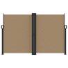 Retractable Side Awning Taupe 160x600 cm - Privacy Screen