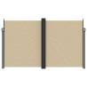 Retractable Side Awning Beige 200x600 cm | Hipomarket