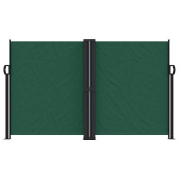 Retractable Side Awning Dark Green 140x1000 cm | Hipomarket