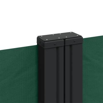 Retractable Side Awning Dark Green 140x1000 cm | Hipomarket